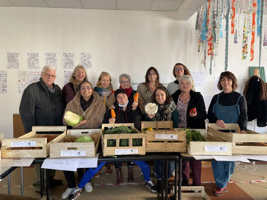 Les salariées et bénévoles du Comptoir d'Halvêque