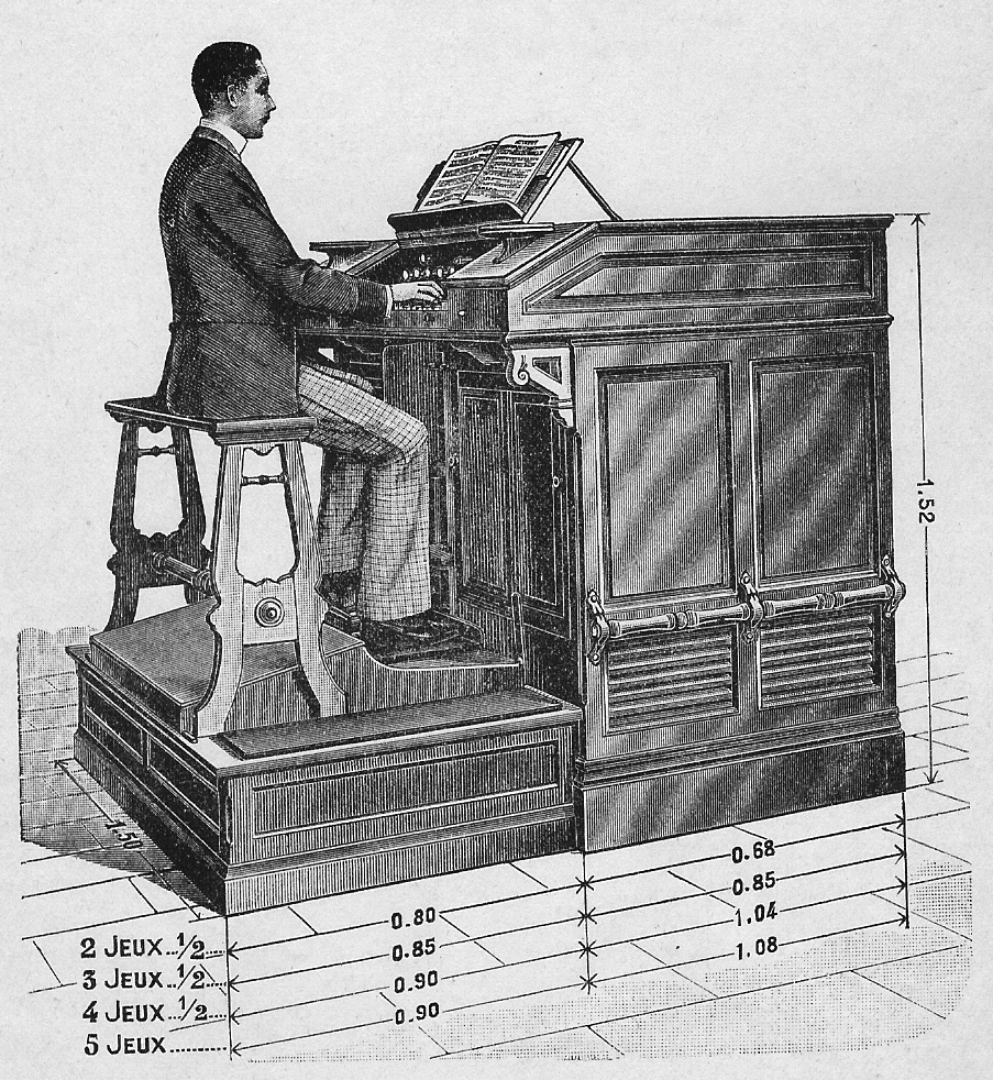 Orgue portatif à tuyaux polyphones. © Archives Beuchet-Debierre
