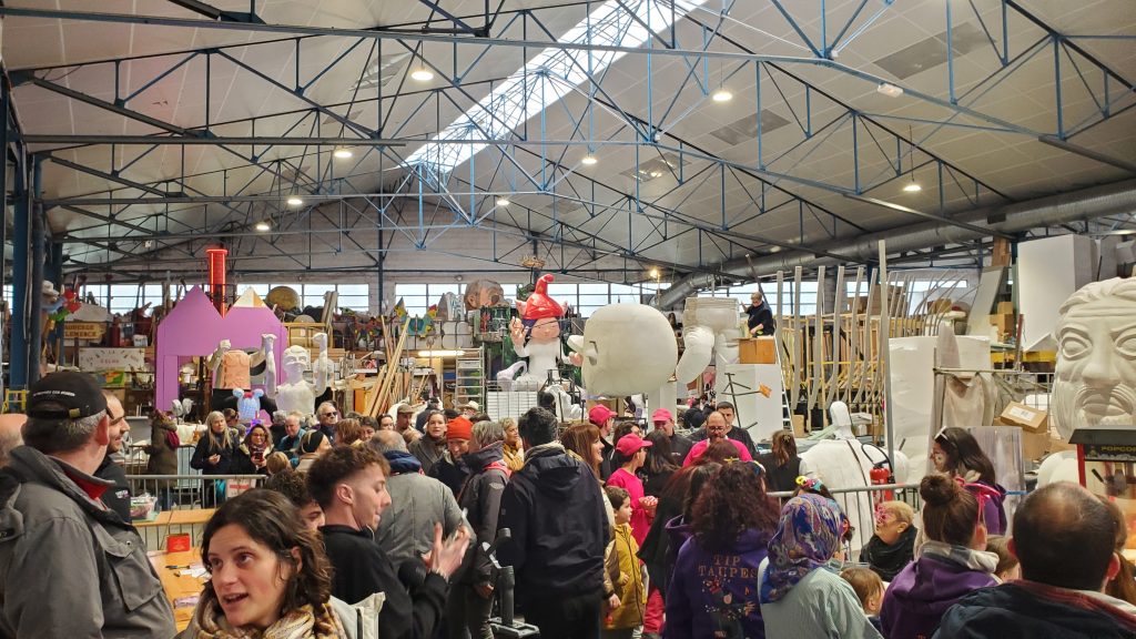 Les ateliers du carnaval de Nantes lors des portes ouvertes, les 7 et 8 février 2026. © F.DELACOUR