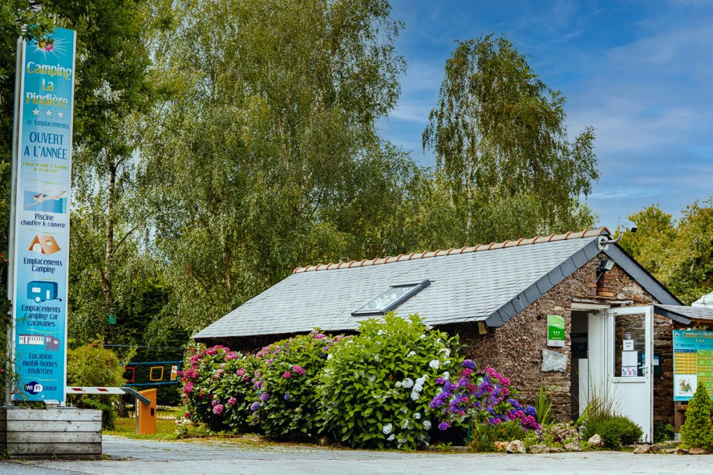 L'accueil du camping de la Pindière, à Héric.