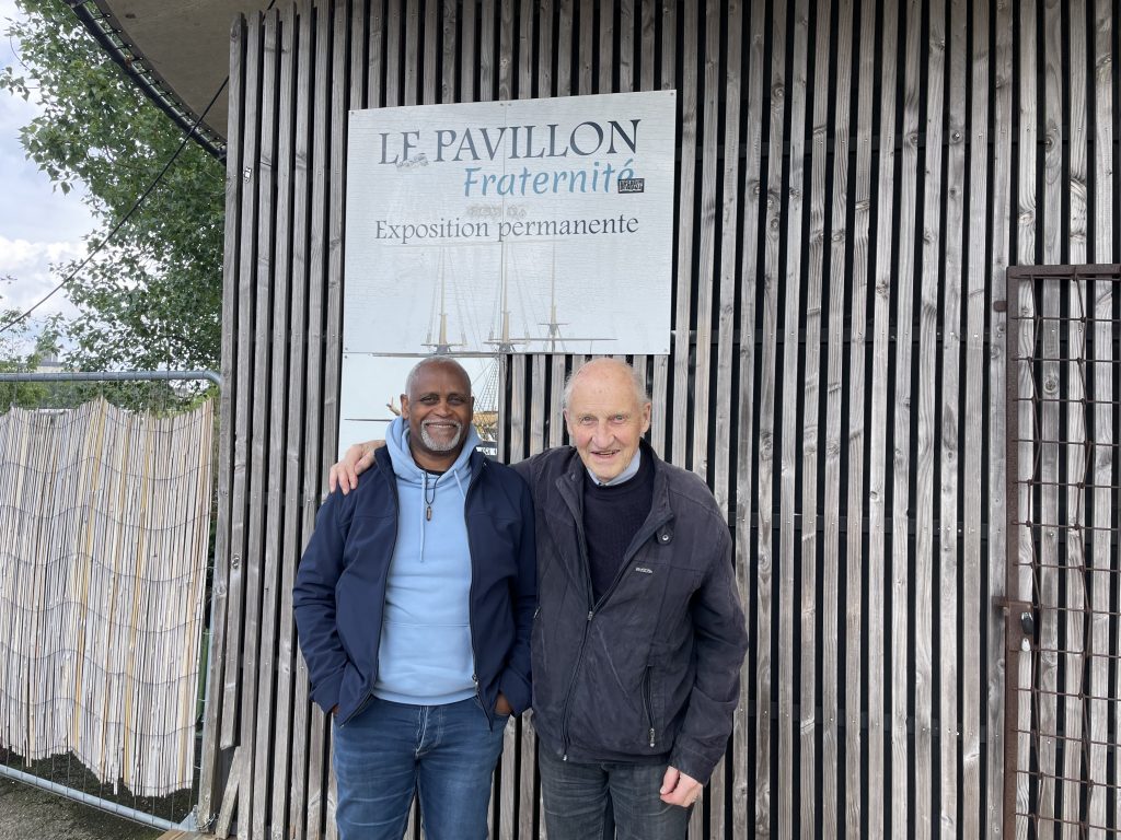 Dieudonné Boutrin (à gauche) et Pierre Guillon de Princé (à droite) ont tout les deux une histoire avec l'esclavage.
